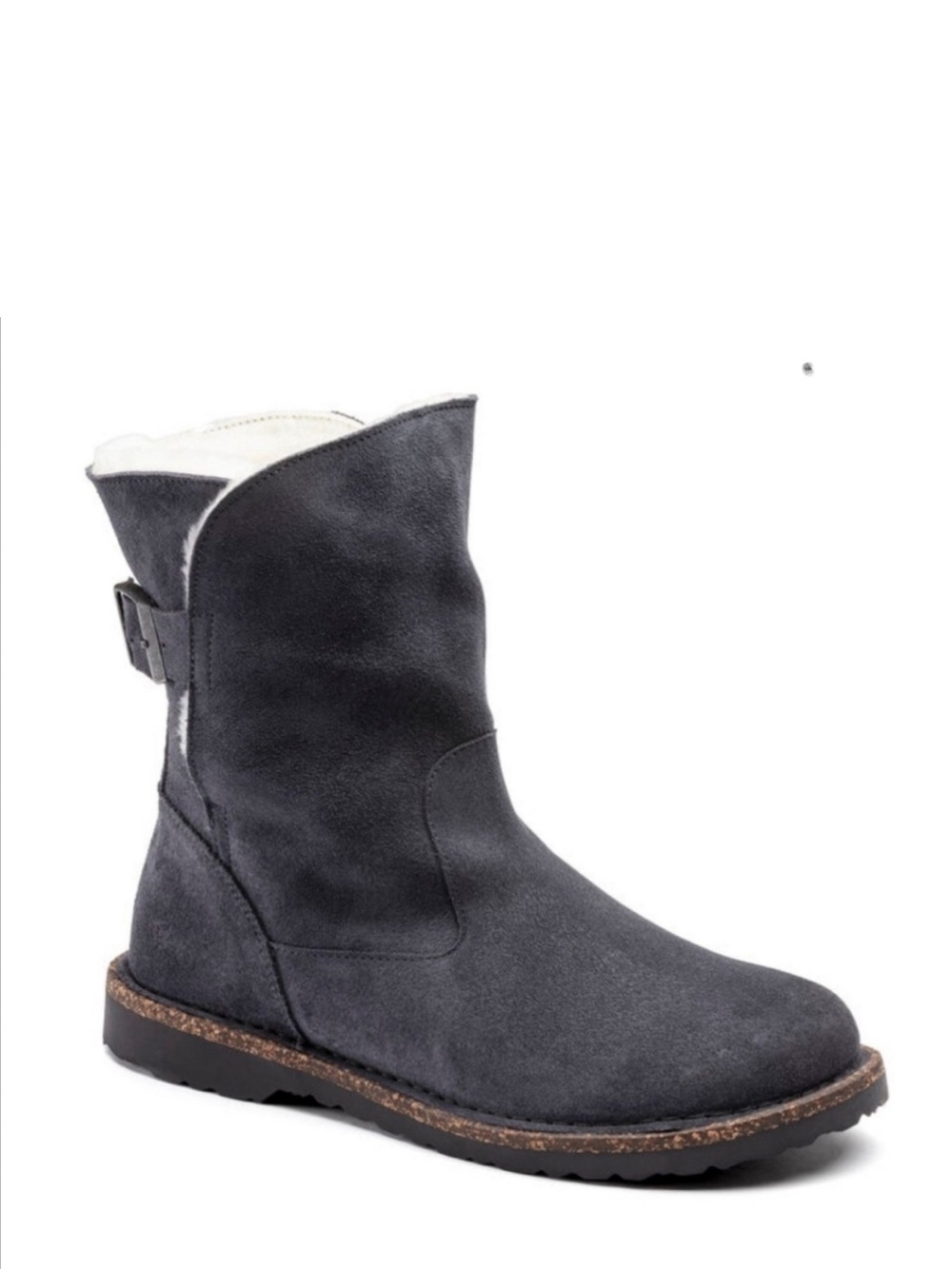 Birkenstock Uppsala Shearling Suede Boots EU 41 USA 10 gray winter